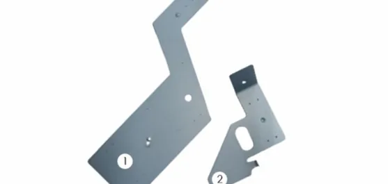 Guide radiator air